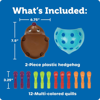 Spike the Fine Motor Hedgehog - Toddler Montessori Toys, Stacking Shape, Gifts for Boys and Girls, Sorting and Matching Skill Activities, Educational Games, Kindergarten