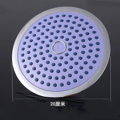 Bathroom Shower Head Handheld Water Saving Pressure Rain Arm Rround Shower Head ABS Faucet Universal Bathroom Fixtures