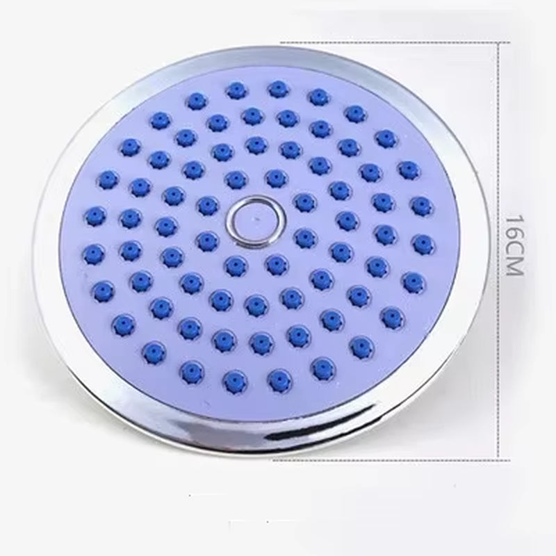 Bathroom Shower Head Handheld Water Saving Pressure Rain Arm Rround Shower Head ABS Faucet Universal Bathroom Fixtures