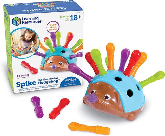 Spike the Fine Motor Hedgehog - Toddler Montessori Toys, Stacking Shape, Gifts for Boys and Girls, Sorting and Matching Skill Activities, Educational Games, Kindergarten
