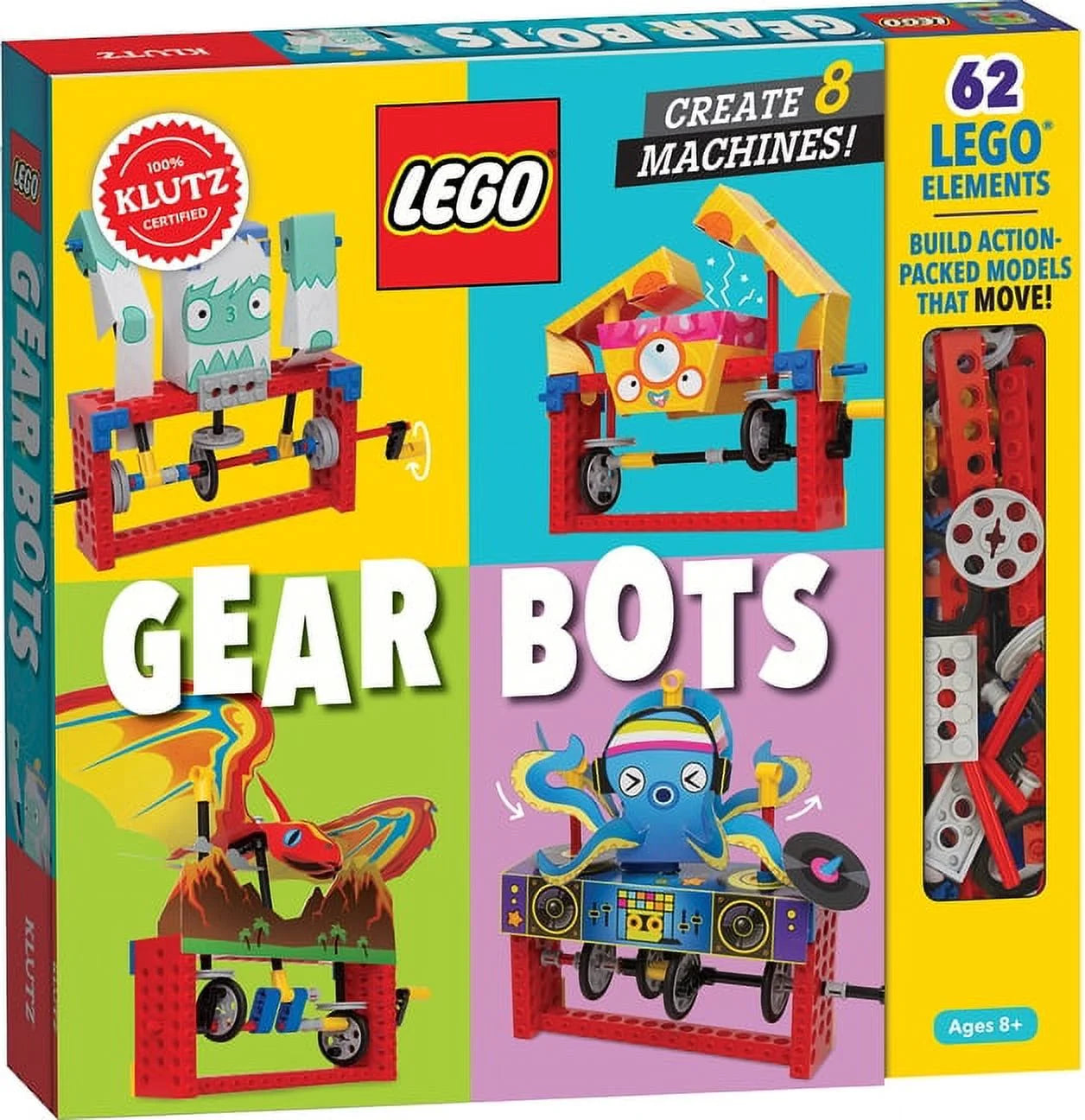 Lego Gear Bots, (Hardcover) 12 X 1.5 Lbs