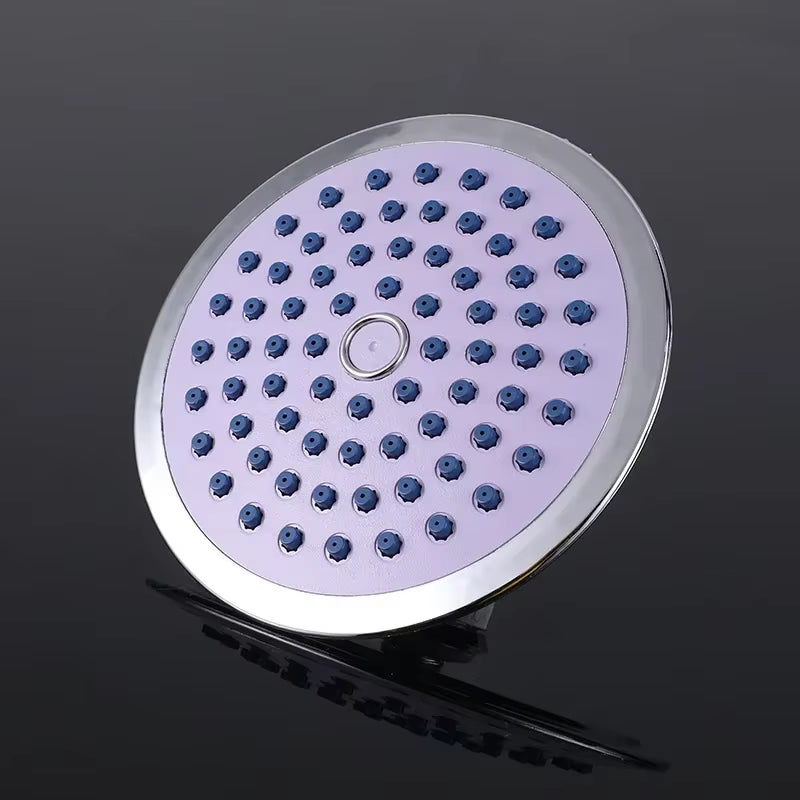 Bathroom Shower Head Handheld Water Saving Pressure Rain Arm Rround Shower Head ABS Faucet Universal Bathroom Fixtures