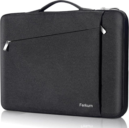 Laptop Case Sleeve for Men Women Chromebook Case Compatible with Macbook Air/Pro Lenovo Surface HP Dell ASUS Acer, 14 Inch, Black